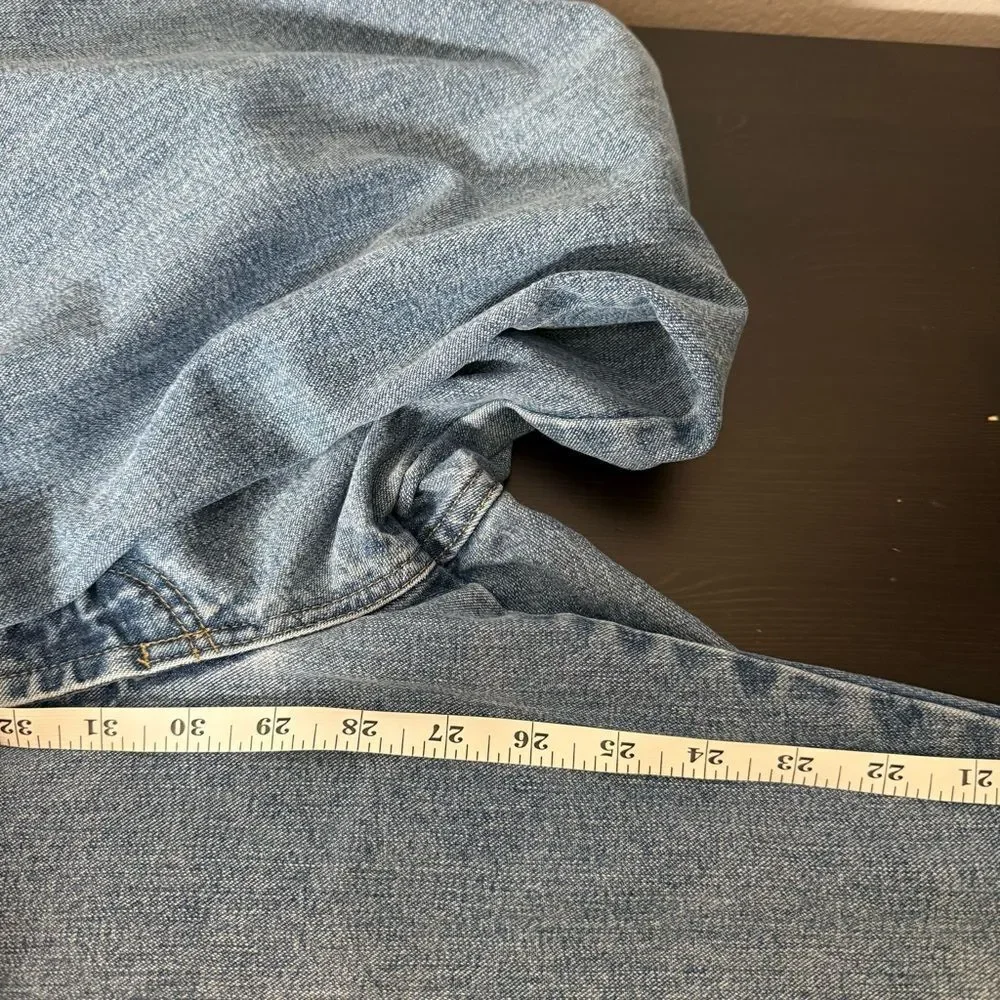 Ermenegildo Zegna Jeans Mens Sz 38 Blue Straight Designer Denim Made in Italy